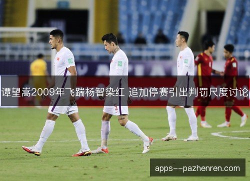 谭望嵩2009年飞踹杨智染红 追加停赛引出判罚尺度讨论